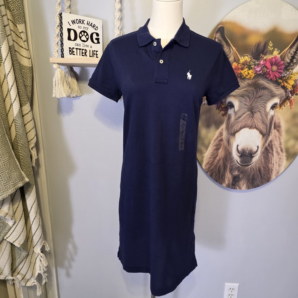 Polo Ralph Lauren Mesh Mini Dress Size XS Sporty Tennis Preppy Country Club